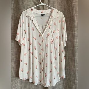 Torrid button down shirt